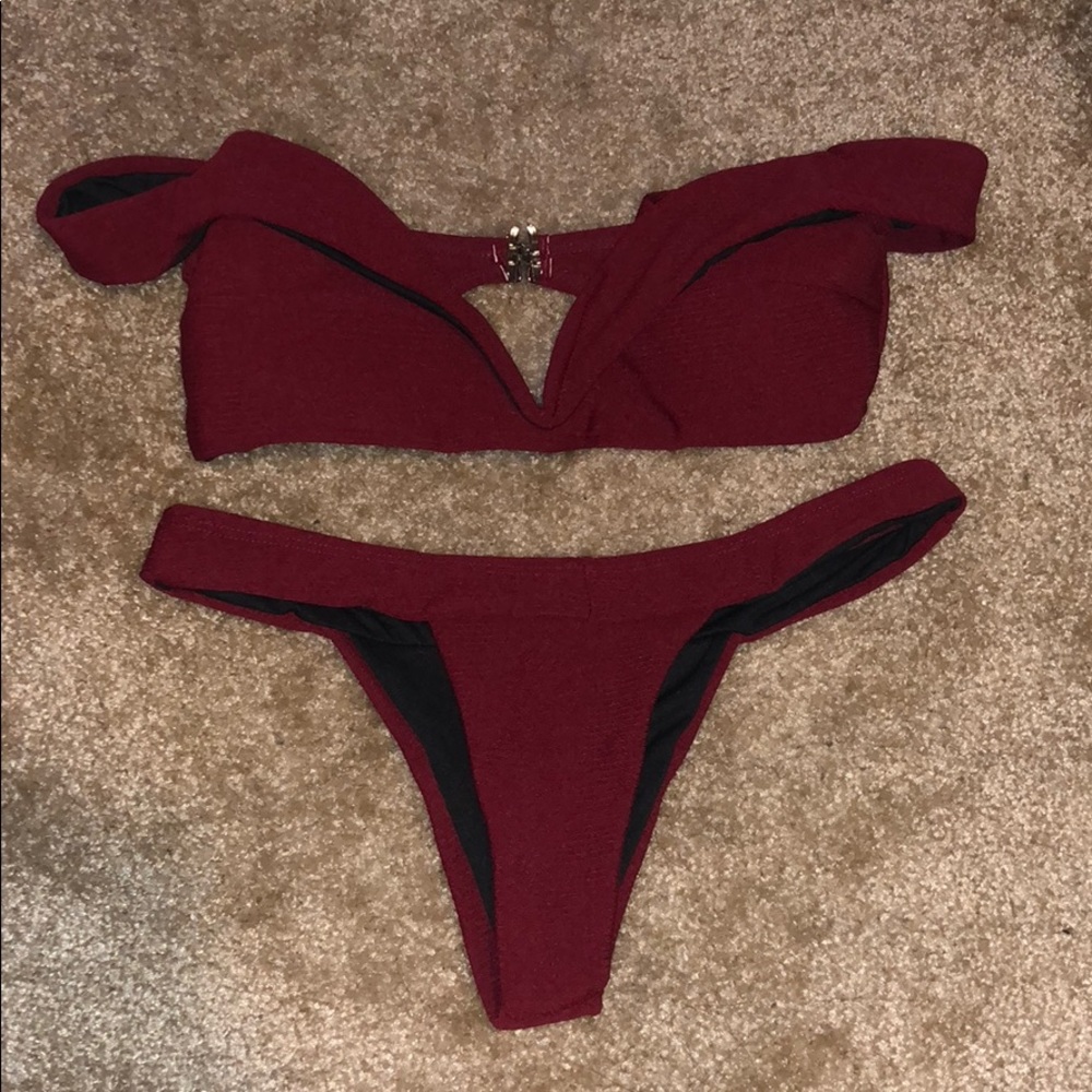 Maroon Bikini